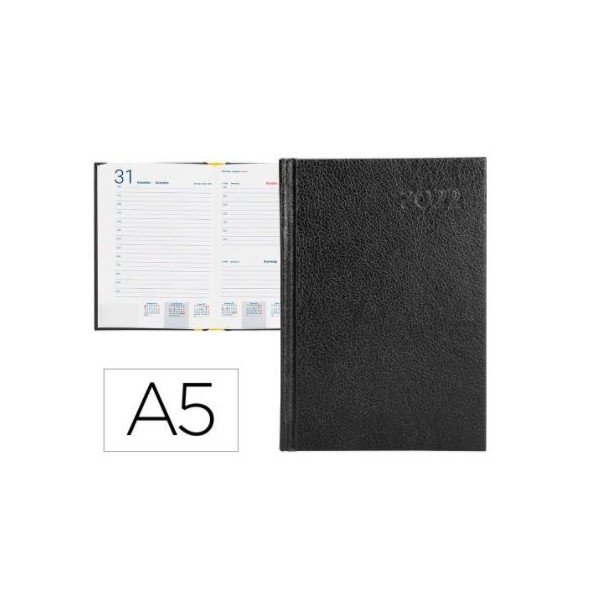 AGENDA DIARIA 2022 CORFU A5 15x21cm PRETA