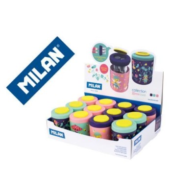 AFIA / APARA LAPIS C/ DEPOSITO 2 BOCAS MILAN SUGAR CORES SORTIDAS