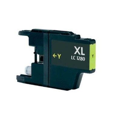 TINTEIRO COMPATIVEL C/ BROTHER LC1280 AMARELO