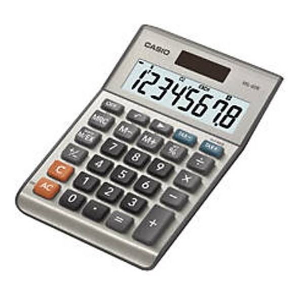 CALCULADORA SECRETARIA CASIO MS80B 8 DIG