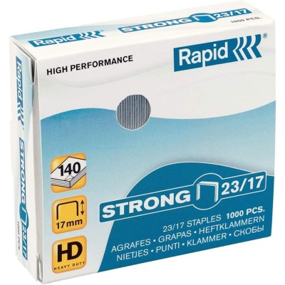 AGRAFES RAPID 23/17 (100/140FLS) Cx.1000unid.