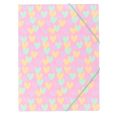 PASTA C/ ELASTICOS C/ ABAS ANCOR A4+ B´LOG HEARTS 