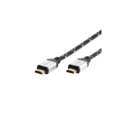 CABO HDMI VIVANCO MACHO/MACHO PONTEIRAS DOURADAS 1,3MT CINZA