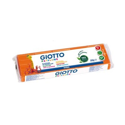PLASTICINA GIOTTO PATPLUME 350gr.  LARANJA