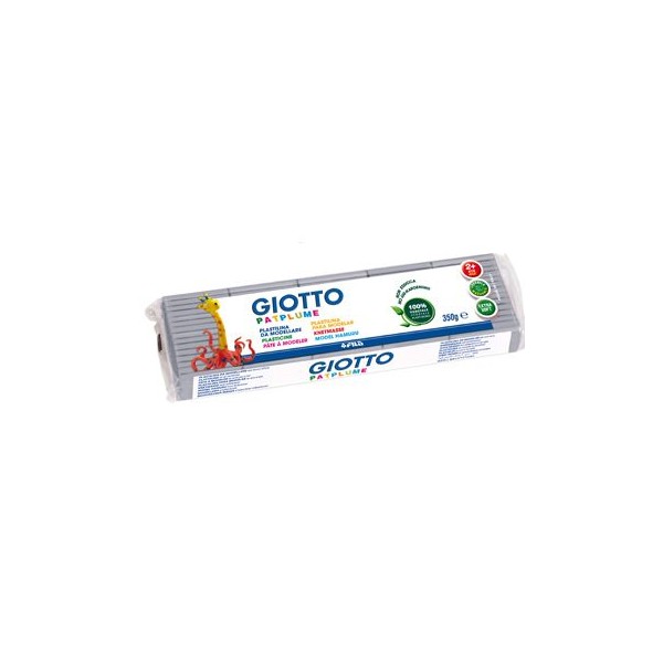 PLASTICINA GIOTTO PATPLUME 350gr.  CINZA