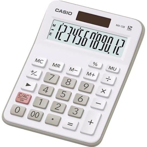 CALCULADORA SECRETARIA CASIO MX-12B 12 DIG