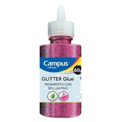 CAIXA C/ 6 COLAS PURPURINA 60gr. ROSA METALICO