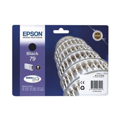 TINTEIRO EPSON T7911 79 PRETO ORIGINAL