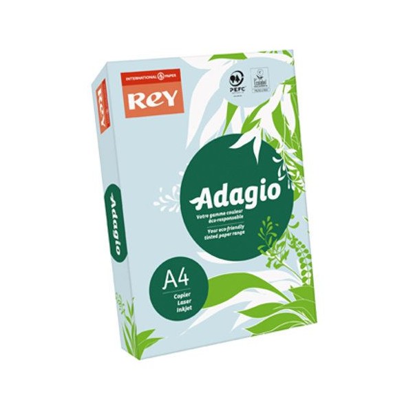 RESMA PAPEL FOTOCOPIA ADAGIO A4 80GR. AZUL CEU (26)