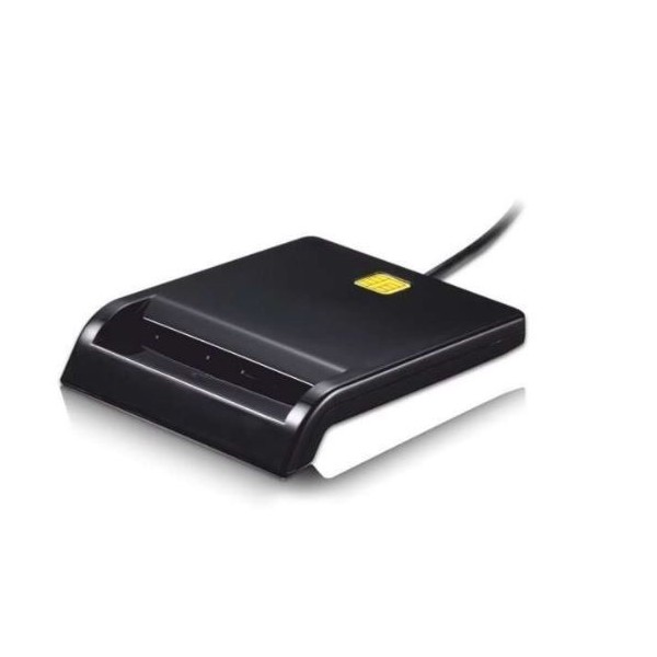 LEITOR CARTAO DNI TOOQ C/ FIO USB 2.0