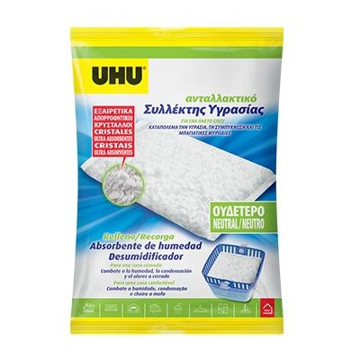 RECARGA 450gr. P/ CAIXA DESUMIDIFICADOR UHU C/ REF. UHU351408