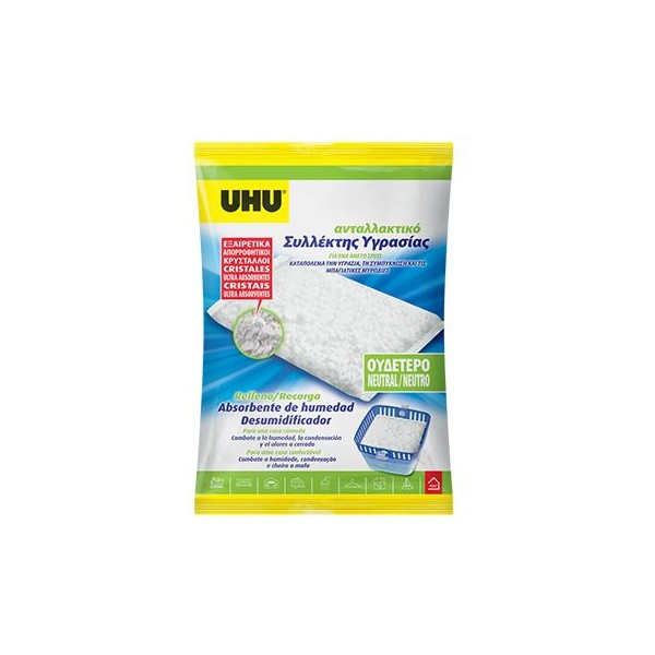 RECARGA 450gr. P/ CAIXA DESUMIDIFICADOR UHU C/ REF. UHU351408