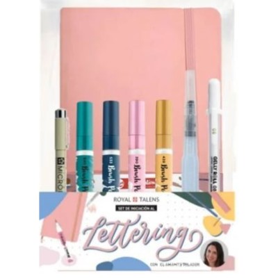 BLISTER C/ BLOCO A5 + MARCADORES ROYAL TALENS  - KIT INICIAÇAO  BRUSH PEN LETTERING