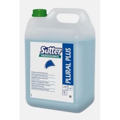 DETERGENTE MULTIUSOS LIMPA VIDROS SUTTER PLURAL PLUS 5LT 
