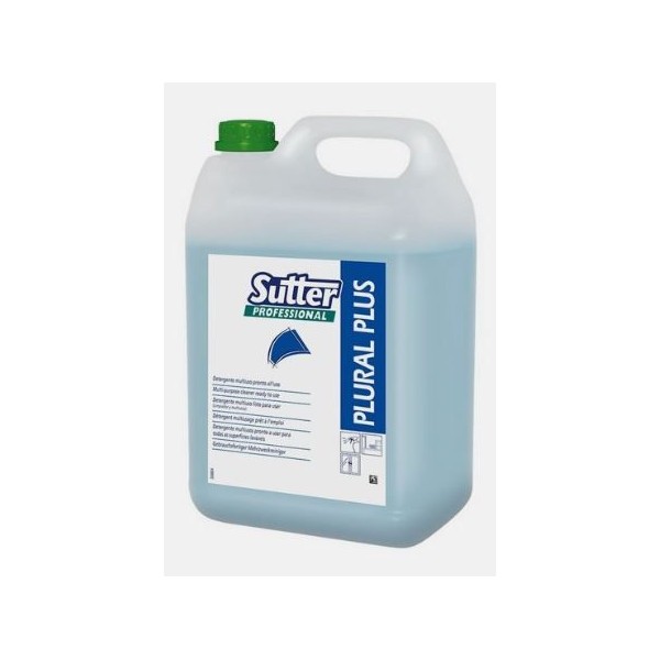 DETERGENTE MULTIUSOS LIMPA VIDROS SUTTER PLURAL PLUS 5LT 