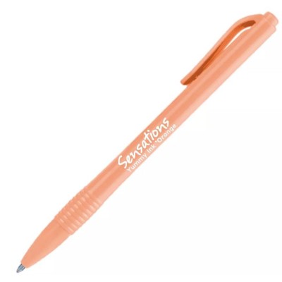 ESFEROGRAFICA RETRATIL NEWPEN SENSATIONS - PERFUMADA  LARANJA