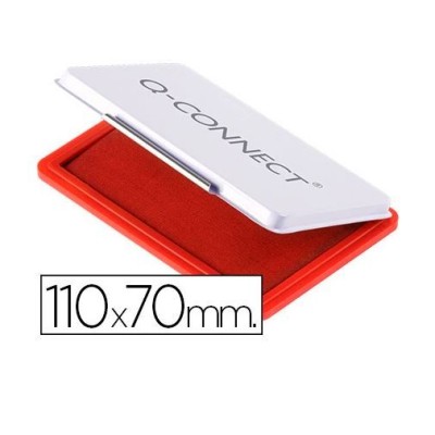 ALMOFADA CARIMBO 70x110mm VERMELHO