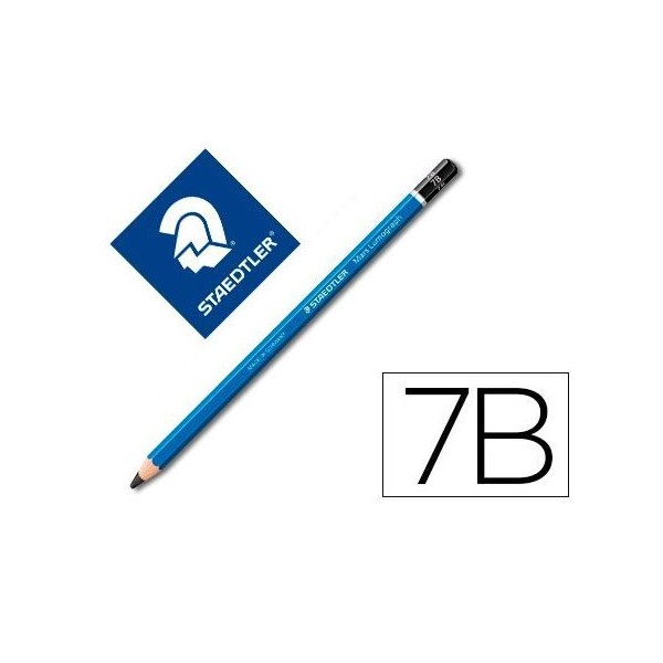 LAPIS CARVAO GRAFITE STAEDTLER MARS LUMOGRAPH 7B