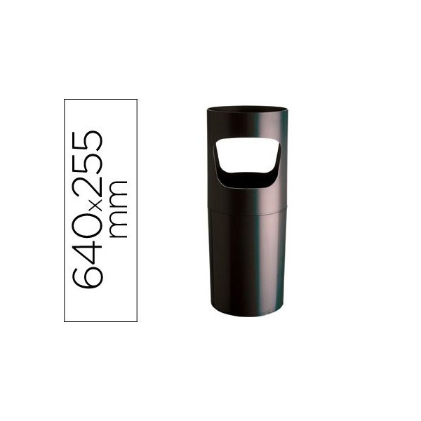 PORTA GUARDA CHUVA ARCHIVO PLASTICO 640x255mm PRETO