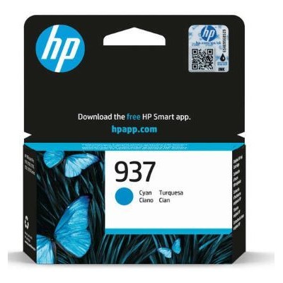 TINTEIRO HP 937 CYAN 800p ORIGINAL