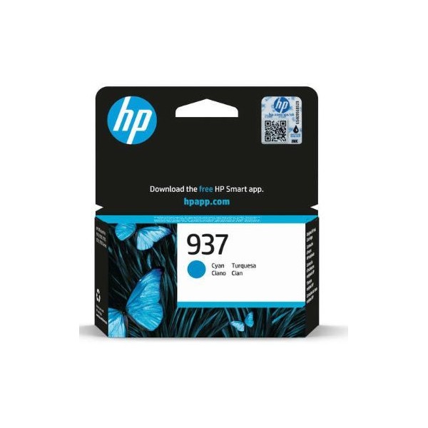 TINTEIRO HP 937 CYAN 800p ORIGINAL