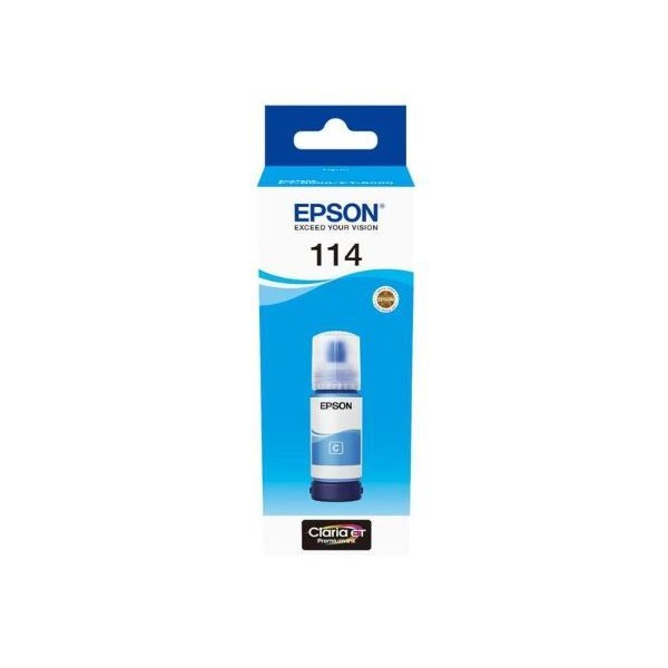TINTEIRO EPSON ECOTANK Nº114 CYAN 70ML ORIGINAL