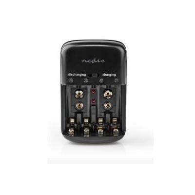 CARREGADOR NEDIS PILHAS RECARREGAVEIS  AA/AAA/ 9V