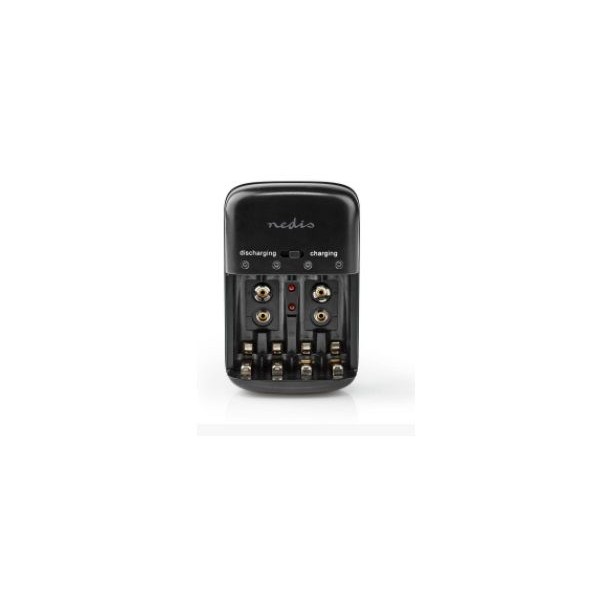 CARREGADOR NEDIS PILHAS RECARREGAVEIS  AA/AAA/ 9V