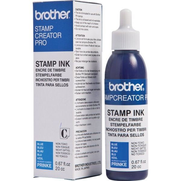TINTA PARA CARIMBO BROTHER AZUL