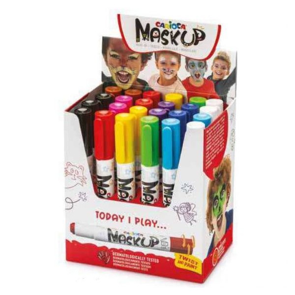 STICK 6gr. PINTURA FACIAL CARIOCA MASK UP - CORES SORTIDAS