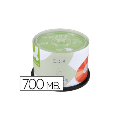 CD-R Q-CONNECT 700MB 52x 80MIN CAKE 50unid.