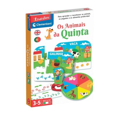 JOGO CLEMENTONI EDUCATION OS ANIMAIS DA QUINTA