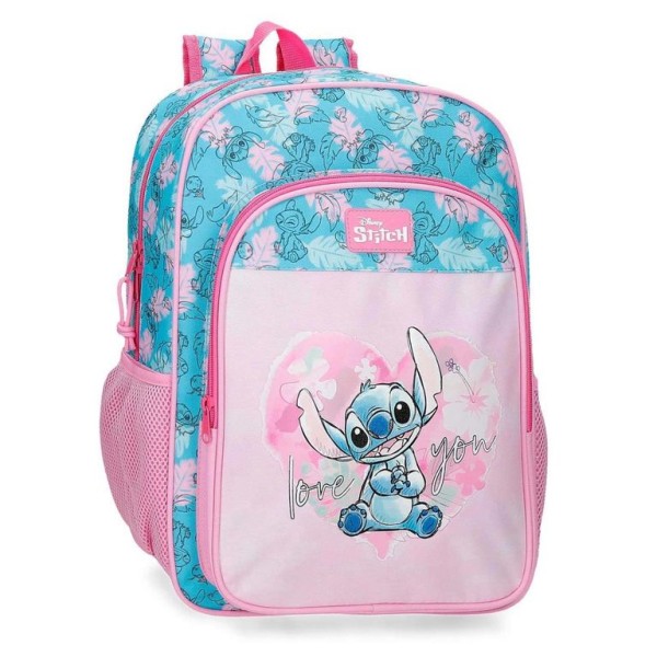 MOCHILA DISNEY STITCH HEART 2025 ADAPTAVEL A CARRO