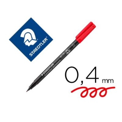 MARCADOR PERMANENTE ACETATO STAEDTLER LUMOCOLOR  0,4MM S VERDE
