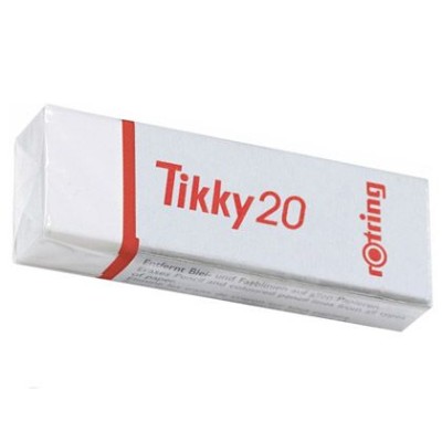 BORRACHA BRANCA GRANDE ROTRING TIKKY 20