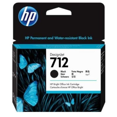TINTEIRO HP 712XL PRETO (80ML) ORIGINAL