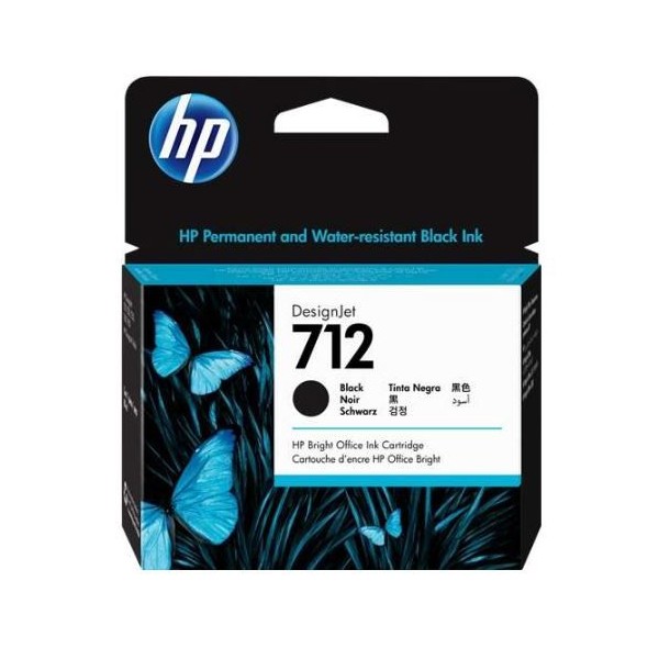 TINTEIRO HP 712XL PRETO (80ML) ORIGINAL