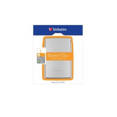 DISCO EXTERNO USB 3.0 VERBATIM STORE N´GO 2.5" 1TB PRATA