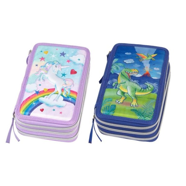 ESTOJO ESCOLAR (PLUMIER) DUPLO MILAN 430 C/ 36 PEÇAS - SORTIDOS
