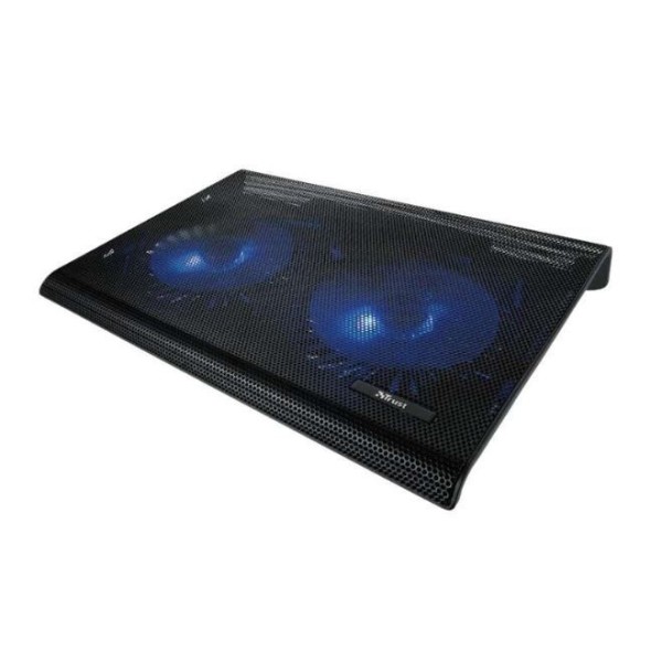 BASE REFERIGERAÇAO P/ PORTATIL ATE 17.3" TRUST C/2 x VENTOINHAS  125MM AJUSTAVEL EM ALTURA