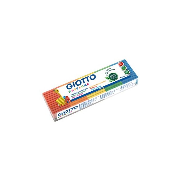 PLASTICINA GIOTTO PATPLUME 10x50gr.CONJUNTO SORTIDO