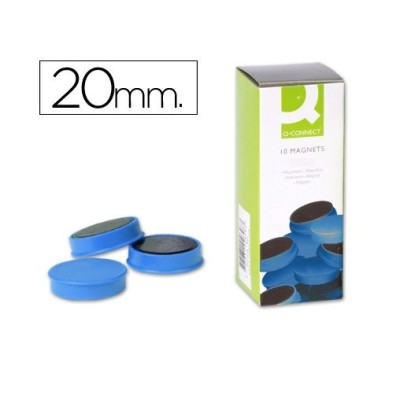 PACK x 10 IMAN SINALIZAÇAO QC 20mm AZUL
