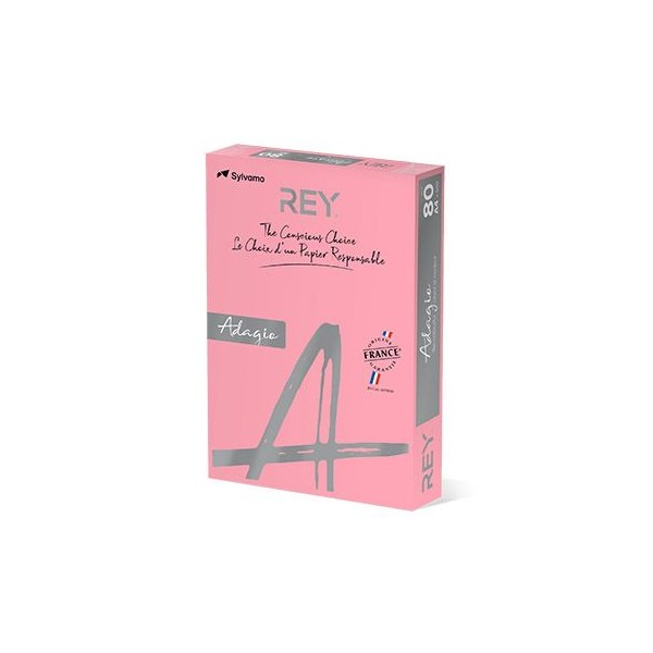 RESMA PAPEL FOTOCOPIA ADAGIO A4 80GR. ROSA FLUORESCENTE
