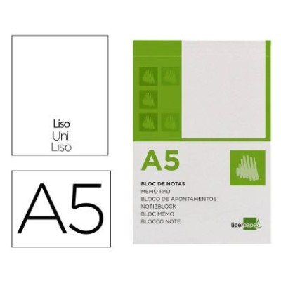 BLOCO APONTAMENTOS A5 60gr. 80FLS LISO