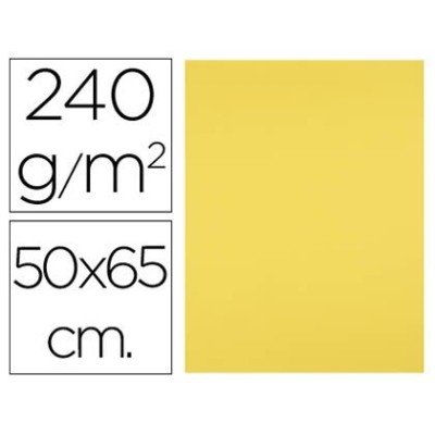 CARTOLINA 50x65cm 240/250gr. AMARELO CANARIO