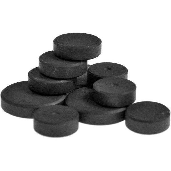 PACK x 6 IMAN SINALIZAÇAO MEYCO 20x4.5mm PRETO
