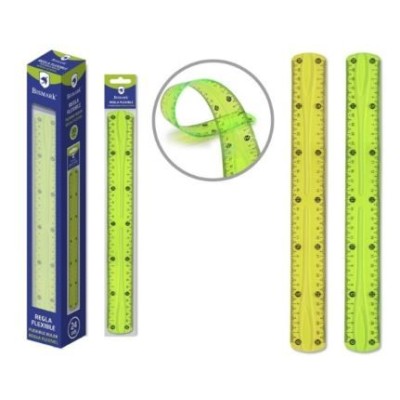 REGUA FLEXIVEL BISMARK 30CM CORES SORTIDAS