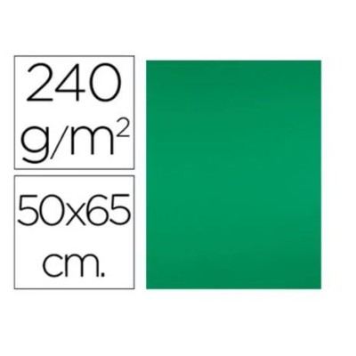 CARTOLINA 50x65cm 240/250gr. VERDE NATAL