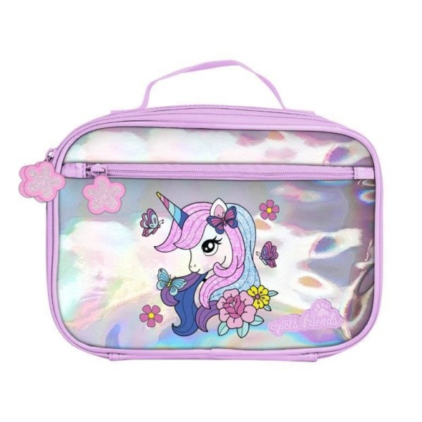 LANCHEIRA TERMICA AMBAR GLITTER WORLD 2025