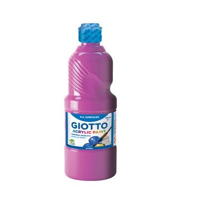 FRASCO TINTA ACRILICA GIOTTO DECOR 500ML MAGENTA